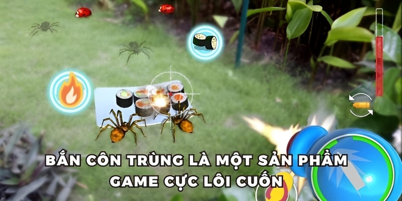 Bắn côn trùng là một sản phẩm game cực lôi cuốn